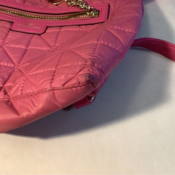 JUICY COUTURE Hot Pink with Gold Detail Purse Backpack - Picture 16 of 16